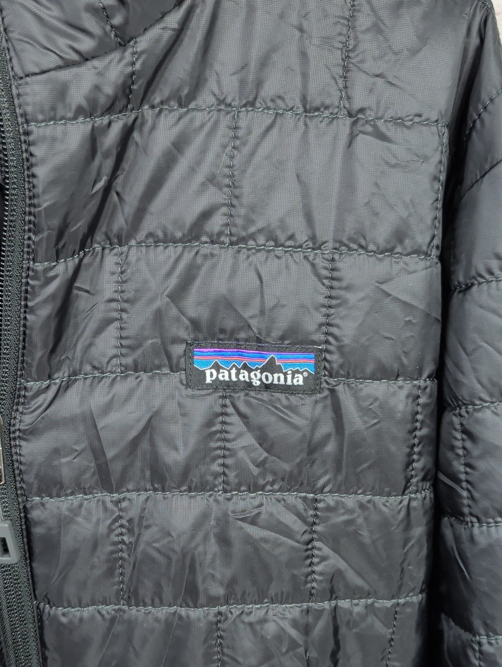 Patagonia Nano Puff Jacket Men's Medium Black Full Zip Puffer Outdoor - Picture 2 of 6